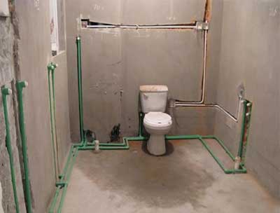某工地水管安装